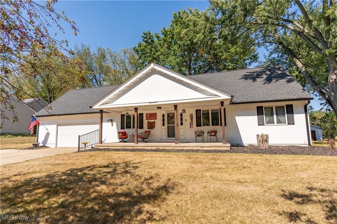 Welcome to this beautifully updated bungalow in North Canton CSD! Offering over 2,800 sq. ft. of thoughtfully designed living space, this move-in-ready home features today’s most desirable updates. From the moment you walk in, the open-concept layout greets you with a cozy sitting area to your left, perfect for enjoying your morning coffee in the sunlight. The spacious great room provides the ideal setting for family gatherings or entertaining friends, with natural light flowing seamlessly into the kitchen. Here you’ll find a large center island, subway tile backsplash, crisp white cabinetry, and stainless steel appliances. Off the kitchen, French doors open to the serene four-seasons room, boasting vaulted ceilings, panoramic backyard views, and sliding glass doors leading to the deck. Outside, enjoy a small bar area on the deck and plenty of green space for kids and pets to play. The first-floor master bedroom includes a walk-in closet and a full bath with a tub/shower combo just steps away. Also on the main level, you’ll find a convenient laundry room with extra storage, a utility sink, and access to the attached two-car garage. Upstairs features two generously sized bedrooms, a second full bath with an oversized vanity, and a spacious loft perfect for an office, playroom, or reading nook. The finished basement expands your living space with a bar, plenty of room for recreation, and abundant storage. Completing the package, the attached 2-car garage has a large second-floor loft space that could easily be converted into an additional finished space. Perfectly situated walking distance from Eastwoods Park and just minutes from Gervasi Vineyards and local walking trails, this home offers both convenience and charm. Some recent updates include a fresh stain on the back deck, mulch in front beds, a new refrigerator, new black gutters and downspouts, and a new roof on the sunroom. Don’t miss your chance to own this home. Schedule your private showing today!