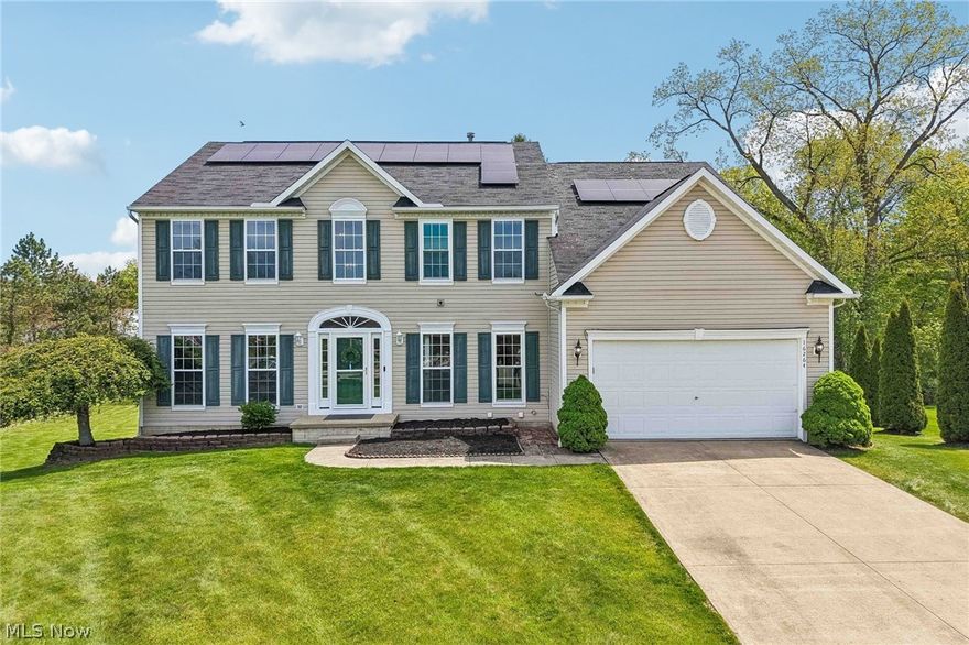 Welcome home to this spacious 4-bedroom, 3.5-bath Colonial located on a quiet cul-de-sac in the desirable Apple Creek Subdivision. Offering over 4,300 square feet of living space, this home provides plenty of room for your family to grow and entertain. The main level features generous living, dining, and family rooms, creating the perfect layout for hosting family and friends. The kitchen opens to a deck overlooking a beautiful private backyard, offering the ideal setting for relaxing or outdoor gatherings. The fully finished basement adds even more functional living space along with abundant storage. In addition to its size and functionality, this home is also energy efficient with fully transferable solar panels that can save the new owners thousands in electrical costs. Conveniently located near top-rated schools, shopping, parks, and everyday amenities, this is a wonderful opportunity in one of the area’s most sought-after neighborhoods. A must-see!