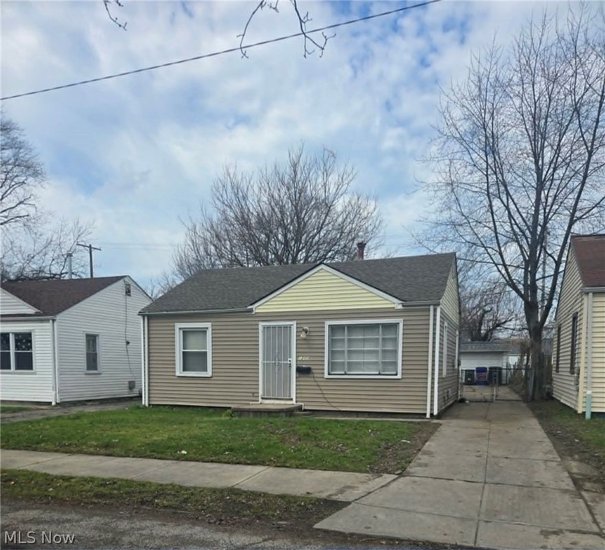 Single family 3-bedroom one bath vinyl sided home. Updates galore, bath and kitchen. Flooring, paint Two car garage. Great home for one floor living, whether you want to be a homeowner or an investor. Be first or be sorry!!! Rents range from $1300 to $1500 a month. Management is available.