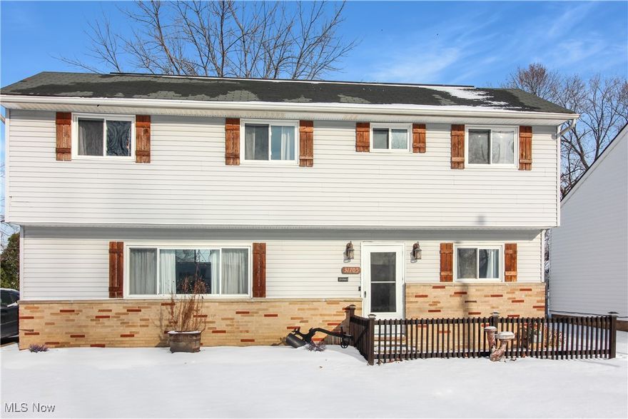 Spacious three-bedroom home with 1.5 baths, conveniently located near freeway access and major amenities. 
The eat-in kitchen offers everyday functionality, while the large multi-use dining area overlooks the living room, creating an open and inviting layout perfect for entertaining or relaxing. Newer AC and windows, updated bathrooms.  Well-maintained mechanics. 
Additional Features include a fenced yard, a detached partially finished garage, and an additional storage shed. Schedule  your showing today!