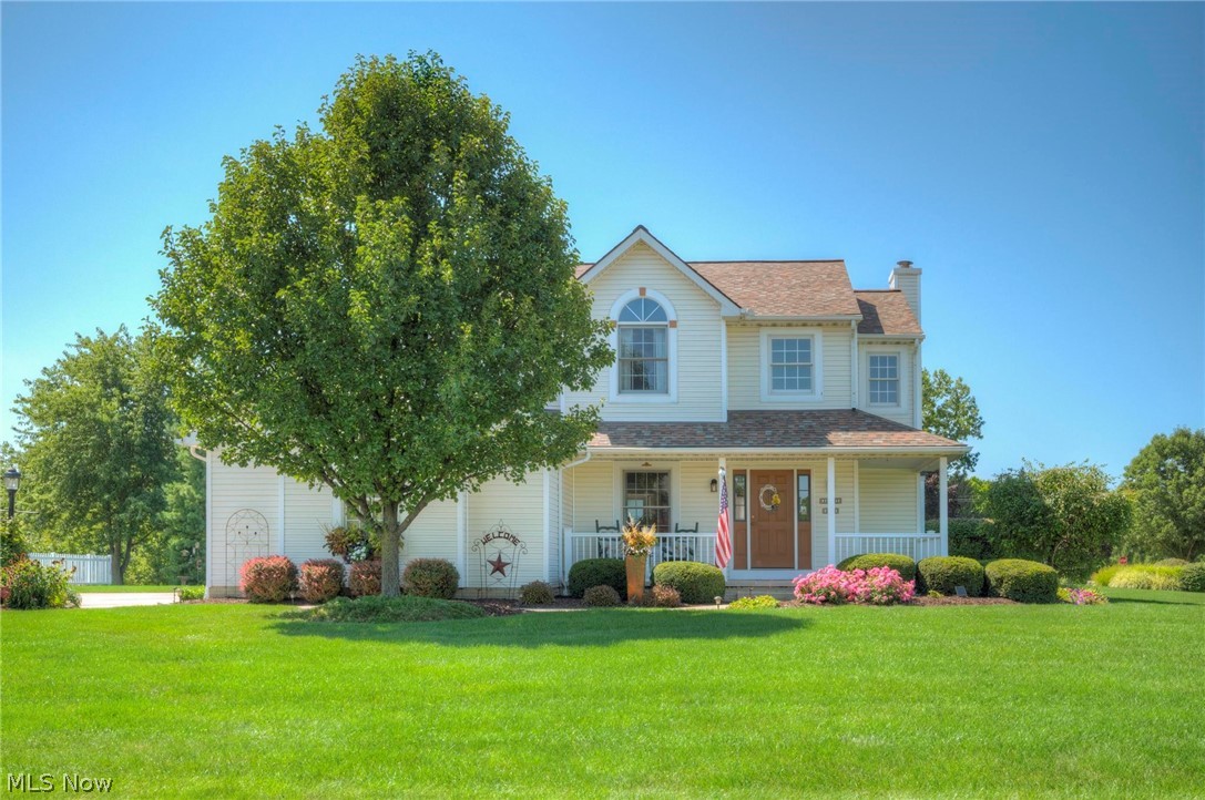 Quality Avon home located in desired Summerhill development. The Original owners have added numerus upgrades thru out! The yard boasts meticulous landscaping, a screened in Gazebo with electricity and a ceiling fan, a stamped concrete patio with a stone fireplace, for your outdoor enjoyment. The interior
is upgraded thru out with an open floor plan designer kitchen and neutral décor. the dining room can be used as a home office if you prefer. The finished rec room has a full bath and a quality custom design . The upstairs has very upgraded décor with 2 full bathrooms. There is a whole house generator for your peace of mind. This home has too many upgrades to name them all. Must see to appreciate.