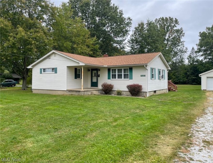 Here it is. 3 bedroom Ranch with a walk-in shower. there is a 2 car detached garage. full basement. large rear deck overlooking an attractive backyard.
there are 2 parcels totaling .83 acres. It has all city utilities. All kitchen appliances stay. Immediate possession. Priced to sell. Hurry!