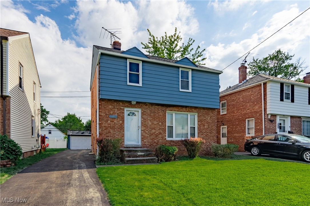 Welcome to 20812 Hillgrove Ave, a beautifully updated 3-bedroom Colonial in the heart of Maple Heights. This home offers the perfect combination of classic charm and modern convenience. The updated kitchen features brand-new cabinets, quartz countertops, and fresh light fixtures throughout, creating a bright and welcoming space. The open living and dining areas are perfect for both daily living and entertaining guests. Upstairs, you’ll find three spacious bedrooms and a fully updated bathroom. The finished basement is a standout feature, offering additional living space along with a full bathroom, making it ideal for a guest suite, family room, or home office. Recent updates include a new driveway, updated bathrooms, and a detached two-car garage. The home’s brick exterior and timeless Colonial style provide excellent curb appeal, while the gas forced-air heating ensures comfort year-round. Situated in a convenient location near schools, parks, and major highways, this home is a great opportunity for first-time buyers or anyone looking for a move-in ready property in a quiet neighborhood. Don’t miss the chance to make this updated Colonial your new home!
