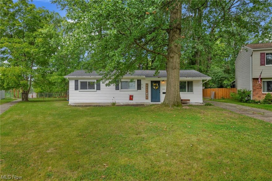 Beautiful 3 bedroom, 1.5 bath ranch home has been transformed/remodeled/updated in the last 3 years while being situated on a larger than normal treed & fenced lot w/oversized 2.5 car garage in a prime location of a very desirable neighborhood...Mechanically updated w/an Elegant new modern décor. Exterior has brand new paint, updated dimensional roof, newer vinyl windows...Backyard is massive & fully fenced for endless possibilities (if you are looking for a great/large lot in a neighborhood...This is it!). Interior boasts an open vaulted floor plan that has been completely remodeled w/no expense spared from the remodel of the interior from the new luxury vinyl tile flooring through most of home (mostly hard surface flooring) to new granite kitchen. Ener to high ceiling great room w/large windows for a light filled home. New white shaker kitchen is stunning w/granite counters, added cabinet/counter space, premium stainless appliances including vaulted ceiling dining room for large gatherings. 1st floor laundry w/added wash tub & cabinets & direct backyard access. Smart floor plan w/1.5 new baths to enjoy. 3 spacious bedrooms w/modern 6 panel closet doors. New H20 tank. updated HVAC w/central air added for year round comfort. Exceptional home inside & out!