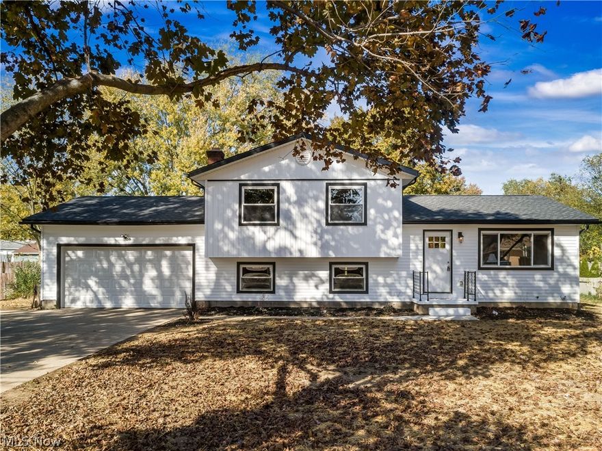 NEW listing in Lake School district.  3 bd 2full baths.  2 car attached garage.  BRAND NEW updates include New roof, siding and gutters.  New stamped concrete back patio, stairs and sidewalk in the back.  New laminate flooring in the kitchen, eat-in area, living room, family room and bar area.  Two new full baths include vinyl flooring, vanities, lighting, faucets and fixtures.  NEW Trane furnace.  New AC.  New Carpet in all bedrooms and hallway.  All updates have been completed within the last 60 days.