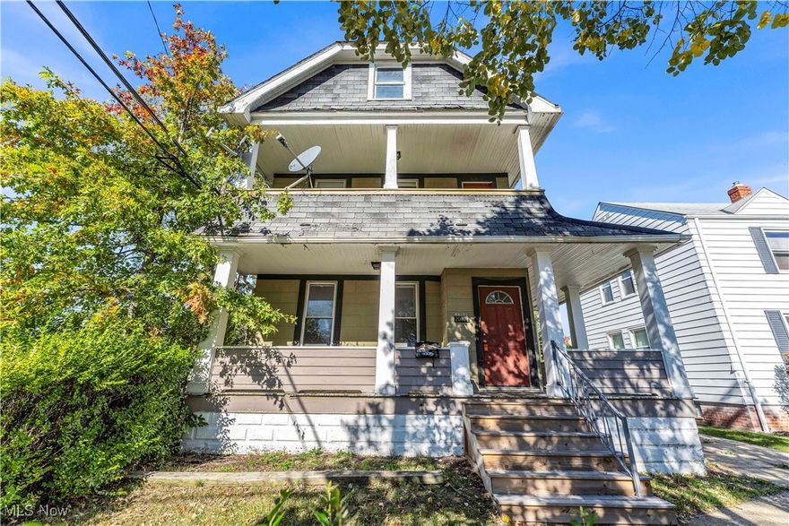 Here's your chance to become a real estate investor overnight! This Colonial-style duplex offers strong rental potential in a sought-after location. Featuring an unfinished attic and shared unfinished basement with washer and dryer hookups, the property is both functional and full of opportunity.

The lower unit includes luxury vinyl plank flooring, a bathroom with tub/shower combo, and a kitchen with stove, fridge, and backsplash. Neutral paint and vinyl windows create a clean, move-in ready feel. Currently occupied, this unit generates $950/month with a 12-month lease through October 31, 2026.

The upper unit has carpeted living areas, with kitchen and bathroom finished for convenience. The bathroom includes a tub/shower combo, and the kitchen comes with a new stove, fridge, and backsplash. This unit is currently vacant, offering immediate rental income potential.

Additional highlights include open porches on both levels and a detached 2-car garage, combining curb appeal with practicality. Located in a highly desirable area, this duplex is ideal for investors seeking long-term income or value-add opportunities.

Full-service property management is available with dedicated departments for leasing, marketing, and tenant communication. Rehab and construction services are also offered for remote investors. This property won’t last long—schedule your closing today!