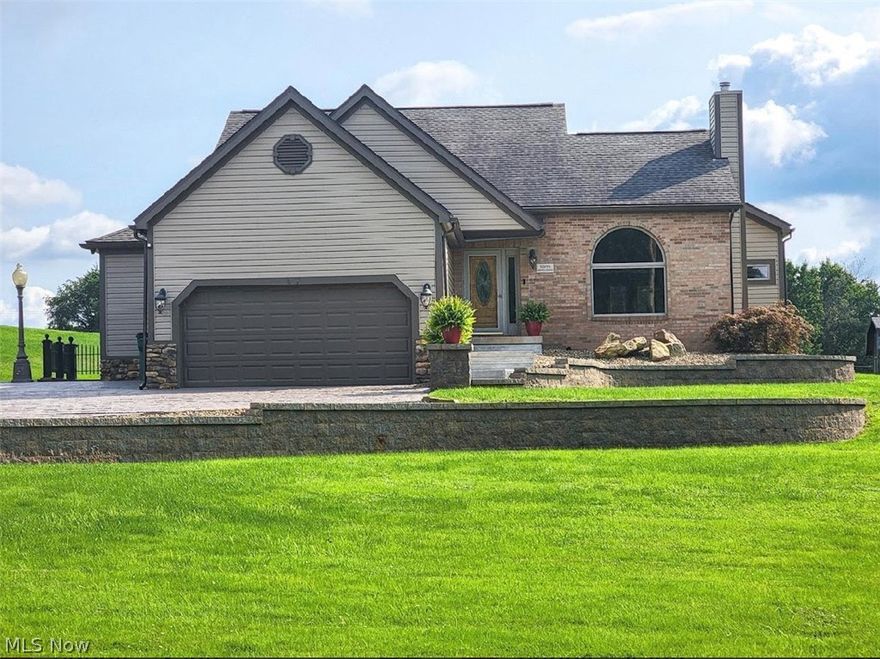 How much beauty can one home hold! This home is in a class all by itself. This home was built in 1999 and has beautiful modern architectural accents. From Cathedral ceilings to high end flooring no expense was spared. From top to bottom, exterior to interior its a winner and you better move fast! From the front door enter into the Living room where a beautiful brick fireplace, large picture window and cathedral ceilings await! A beautiful formal dining room gives you plenty of space for your dining room furniture and for all your future entertaining! The large all seasons room boasts of natural sunlight with 17 windows and 6 skylights, cathedral ceiling and comes equipped with a 6 person hot tub and a gas fireplace! You can enjoy it all year long! The first floor master suite is Amazing! The bathroom boasts of a custom shower with meticulous detail and provides extra space for a makeup vanity! The master closet is large enough for TWO wardrobes plus some! The eat in kitchen is the perf