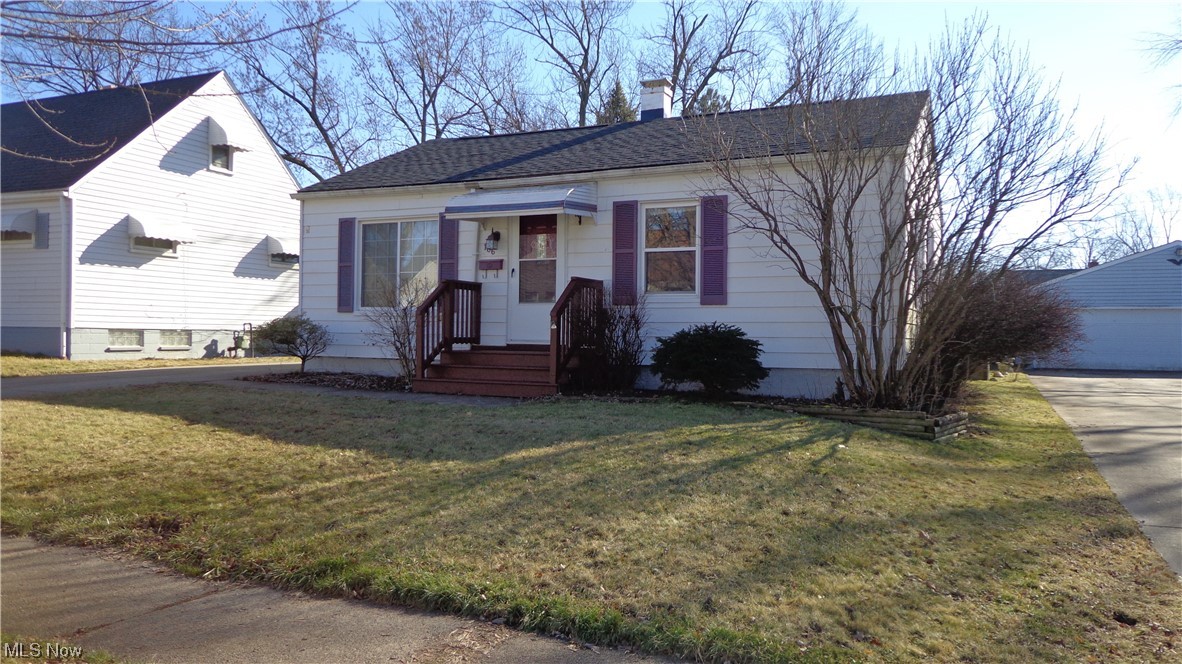 Are you looking for a nice starter home or even an investment property? How about downsizing to something more manageable? 166 John St Bedford, OH 44146 is the home for you. This cute ranch style home is situated very close to RT271 and is in a quiet neighborhood. The house has been happily rented for the last 10 years and also has many recent updates. To start, there is a new roof that was installed in 2023 which also included the two car garage and garage door. The kitchen has new luxury vinyl tile installed and don't worry about needing appliances because they are all included. The utility closet is located off the kitchen with bifold doors and plenty of space inside to work from and hide your laundry while guests are over. One of the bedrooms has new carpet recently installed and the rest was installed in 2011 which is in very good condition without any strange smells. The water heater was installed in 2012. Staining was just done on the front and back porch with the boards in excellent condition. The main bathroom has just received a recent makeover. The owner has paid a contractor to update the flooring, vanity, toilet, paint and revamp of the existing tub. The private back yard has a welcoming covered patio directly off the kitchen. The past tenant revealed they loved sitting out there during rain storms while staying dry and comfortable. This feature really adds to value of the house while enjoying the fenced in yard having room for entertaining or enjoying the outdoor space. One more special feature attached to the back of the house is a private room that can be used as a cigar lounge, she-shed, workshop, etc. There is a water spigot and is also vented with a new window. Overall this house is clean, neat, has been well kept making it an exceptional home for the price. With the large garage, storage shed behind the garage, and room off the back of the house it contains more space than you would think. We encourage you to come take a look at this gem!