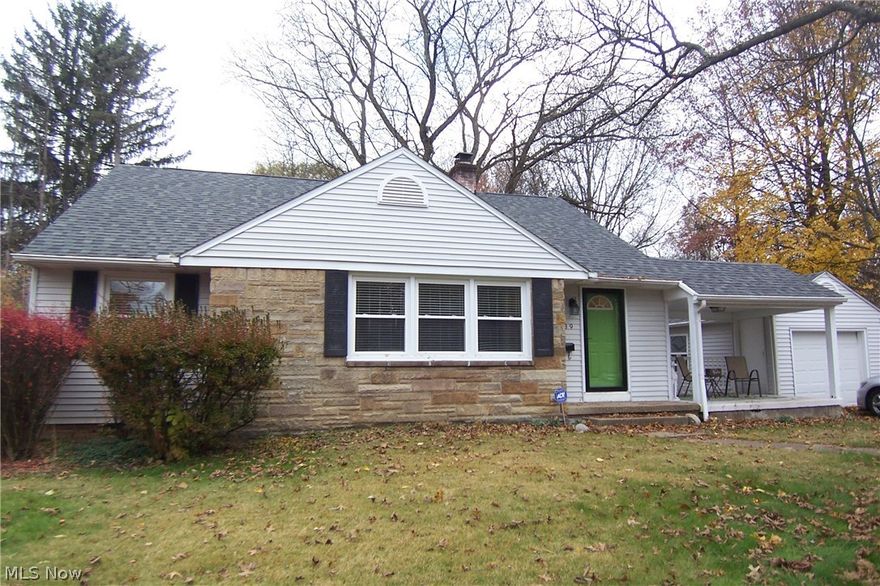 Original hardwood floors in this 3 bed ranch with wood burning fireplace! Kitchen remodeled 2017, bathroom 2018! New roof, tear off, 2015! Formal dining! Rear deck out the kitchen slider into the fenced back yard! Also covered patio! 1 car garage attached by the covered patio! Full basement! Nice!