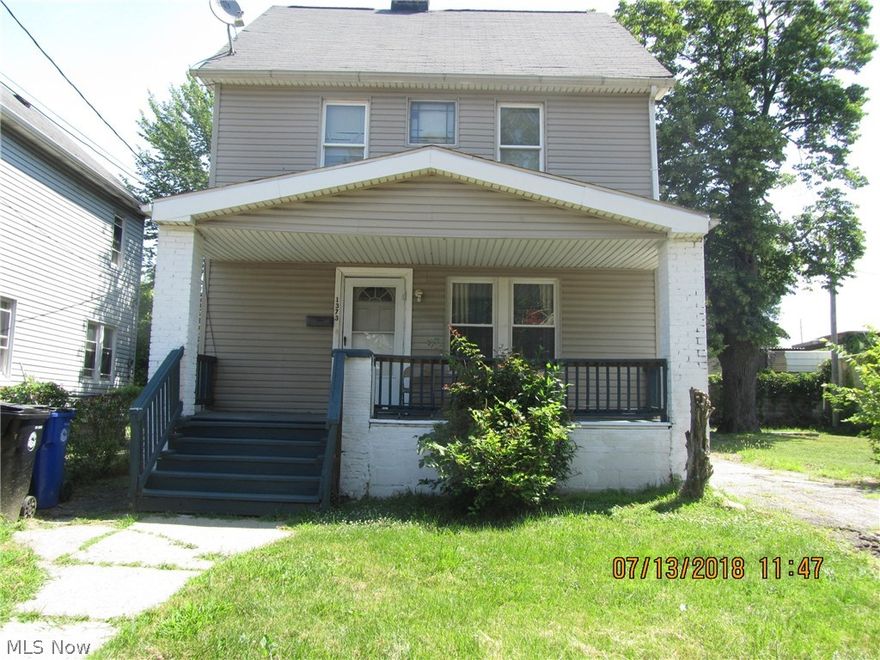 Earn income ($780 per month) from this tenant occupied section 8, that has a year lease. It will expire June 1, 2019. The third bedroom room has access to a finished 3rd floor that has electric baseboard heat.That could be made into the 4th bedroom and can easily add a additional bathroom plus additional storage. 
It has mostly newer windows through out the whole house including glass block windows in basement. This home is in Nottingham Village.
Sit on the front large porch to enjoy the evening. Will need 24 hours notice to schedule an appointment because of the tenant. 
A great investment opportunity.