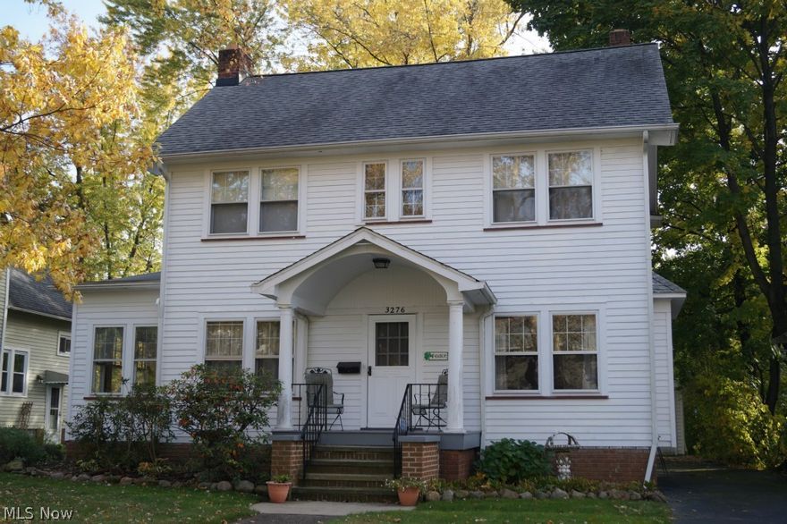 Opportunity Knocks! Classic Heights Colonial With Rare First Floor Bedroom And Bath Addition. Features Beautiful Natural Woodwork On The First Floor. Sunroom On First. Dining Room With Leaded Glass Built In's. 3 Bedrooms on Second With Full Bath Plus 2 Finished Rooms On Third. Younger Roof And Two Car Garage. Priced For Your Personal Touch!