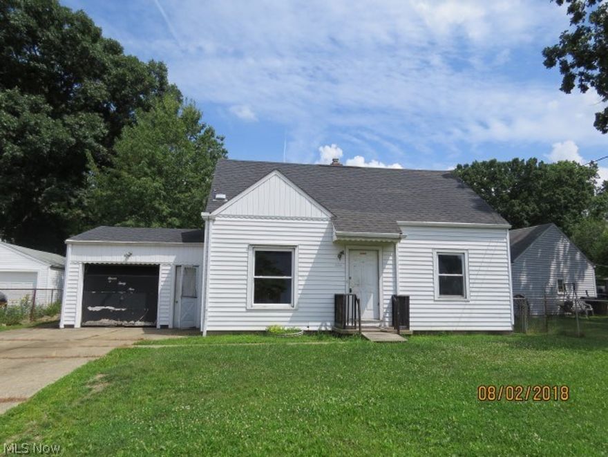 Sold as is.  The home features a 3 season sun porch that open into an open back yard.  There is wood floor throoughout except in the bathroom and kitchen.  This is a great oppoortunity for investment.