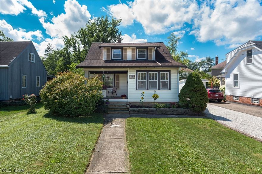 Welcome home to 129 Baker! This home boasts 2 large bedrooms, 1.5 baths, beautiful hardwood floors, office, and a basement for storage or use as additional living space! When you walk in through the front door, you're greeted with classic Berea charm; hardwood floors, built in book shelf and working gas fireplace. The spacious dining area and kitchen are perfect for entertaining with plenty of open cabinet and counter space. The downstairs also includes a full bath and office with new wood burner (you know those winter months are coming). Upstairs you will find built in hall way storage, half bath, and two large bedrooms. Enjoy your back yard with fire pit and tons trees for privacy. All appliances stay! Close to downtown Berea, BW, major highways, and the Metroparks!
