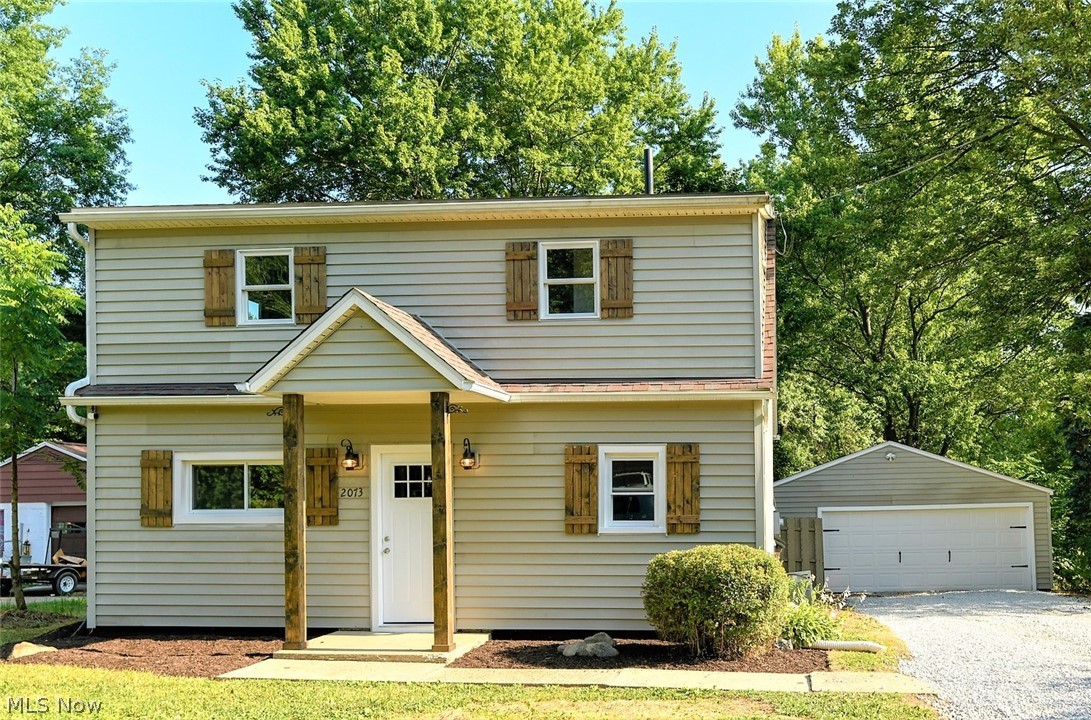 *Beautiful Brand New Interior REMODELED Colonial W/1248 Sq. Ft, 3 Bedrooms, 2 FULL Bathrooms, A 2 Car Garage AND .60 ACRES Of Land!! *Fall In Love With The FULLY FENCED IN Back Yard With NO Immediate Neighbors Behind! *312 Square Ft. Deck To Entertain Outdoors And Enjoy Mother Nature When Simply "Coming Home"! *INSIDE IS AMAZING W/A BRAND NEW KITCHEN, 2 BRAND NEW FULL BATHROOMS, 1st Floor Laundry And More! *LUXURY Distressed Grey Plank Flooring & New Carpet Throughout! *Grey MODERN Paint Scheme W/White Trim - MOVE IN READY! *Impress Your Guests W/A Kitchen That Features BUTCHER BLOCK COUNTERTOPS, Fresh White Arcadia Shaker Style CABINETS W/Oversized SS Hardware & Pantry, ISLAND W/Seating Area For Eating, Unique & CUSTOM To This Home ~ Knotty Pine Ceiling W/Recessed Lighting Adding Dimension & Accent Color, Glass Jar Pendant Above Island Light, Stainless Steel Dishwasher & Oven, Commercial Style Stainless Steel Dual Function Faucet W/Pull Down Sprayer Plus Added Pot Filler & Stainless S