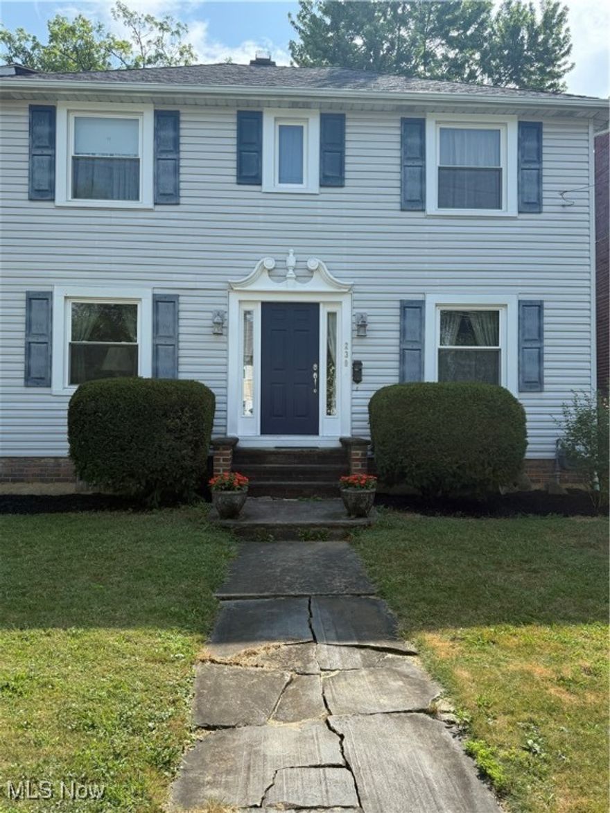 Welcome to The Heart of BEREA . Well Maintained Colonial offers four bedrooms , one full bath, and two half baths. The Extra Large Family Room  with fireplace opens to the Home Library . The Dining Room offers plenty of room for the whole family to enjoy the holiday meal. Easy Access to the Kitchen and half bath from either the back door or Dining Room. BIG unfinished Basement offers potential for home office, work-out room , or recreation room. Updated HVAC System keeps the home comfortable All Year Round. The Extra Long Driveway offers plenty of room for all the cars , plus a cement pad for BBQ or just relaxing. Centrally Located in the heart of Berea, OH with easy access to shopping, parks, schools, public transportation , and fair grounds. Sellers may consider a renovation allowance to Buyers with an acceptable offer.   Welcome Home. You'll love it here