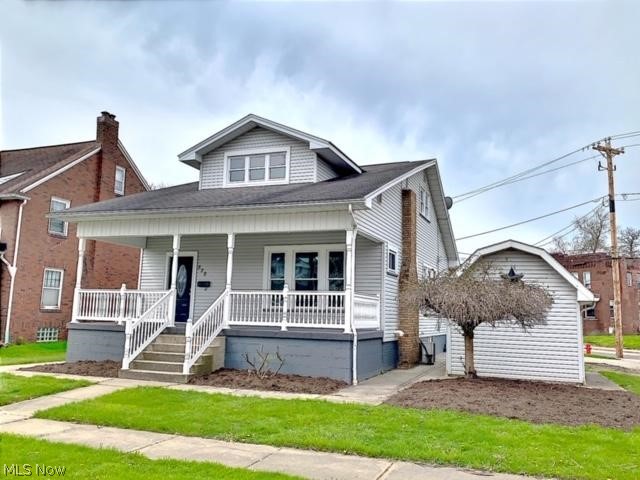 Nicely remodeled home in move in ready condition! This home has 3 bedrooms, 1 1/2 baths and a 1 car garage. There is a large living room with a decorative fireplace. The kitchen has new custom cabinets and has a patio door out to a large back deck perfect for entertaining. There is a first floor bedroom with a half bath. Upstairs are 2 large bedrooms with walk in closets. There is a full basement that could easily be finished. This home sits on an easy to maintain corner lot with a 1 car detached garage.