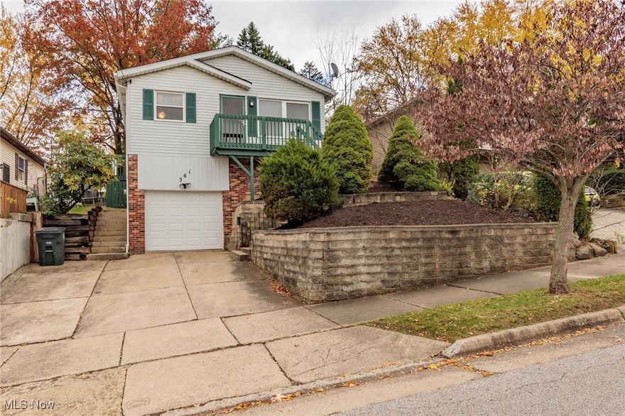 An exceptional raised ranch with 3 bedrooms and 2 full baths.  This well cared for home has additional square footage in the finished basement that has a large family room, office area, a full bathroom, and storage.  The main living room is spacious, with great light.  The eat in kitchen comes with the appliances.  There is a deck, shed, and gardens in the back.  Do not miss the attached garage!