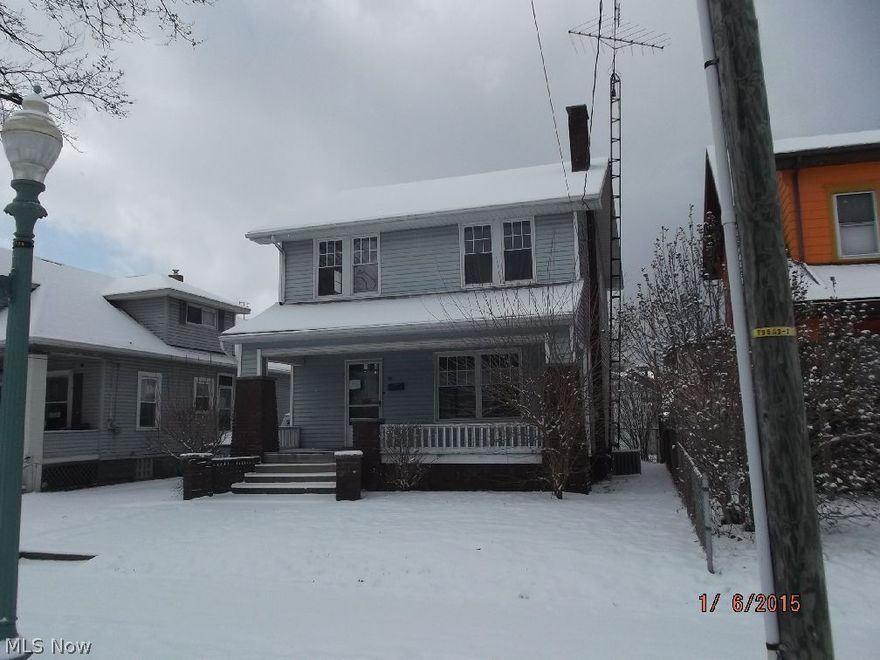 Large 2.5 story colonial home with a nice front porch and upper level deck with 3 bedrooms and 1.5 baths. Home has added space on the third floor. The yard is partially fenced and there is a 3c detached garage (accessible from the rear off Rosemont Ct.)  Home needs some TLC but has an updated kitchen, nice woodwork on the first floor and newer windows as well as central AC.  Priced to sell!  This Property is eligible under the Freddie Mac First Look initiative to owner occupant buyers only, through 2/3/2015.  Seller is offering an allowance up to $500 to Owner Occupant Homebuyers towards the purchase of a home warranty of their choice. Buyers responsibility to select home warranty company and plan.  Buyer or buyers agent responsible to verify all information contained herein and check with Health, Building, Zoning, EPA, DEA, Tax Dept. or any other requirement for intended use.  To be Sold AS IS - No Disclosures - Room sizes are approximate and not guaranteed - Seller will NOT pay for a