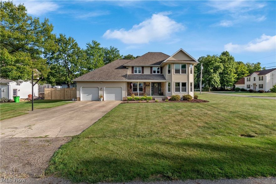 Immaculately maintained and beautifully remodeled home with nice open floor plan. New kitchen cabinets in 2019, with solid surface countertops, appliances, and two full sized double wall ovens. New LVP flooring in kitchen, foyer, and office. New carpet in 2021. Finished rec room in lower level. Newer windows, roof, and front door. Amazing 13' x 36' in-ground heated pool. Simply wow!