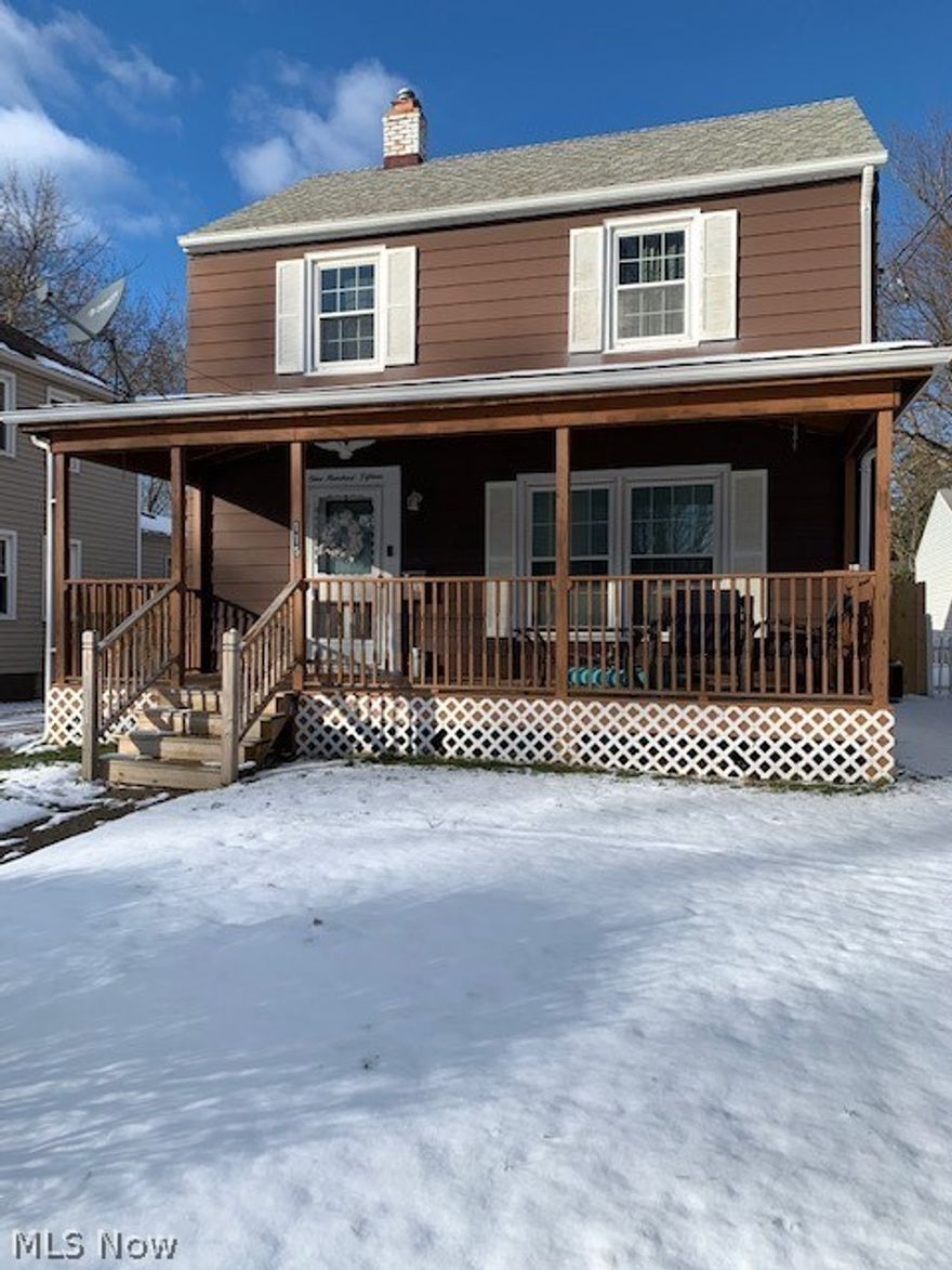 A job transferred seller must part with their darling improved home! 3 bedrooms and 1.5 baths and a detached 2 car garage with a fully fenced yard are just the basics!  This home makes you feel like you stepped into Magnolia Garden and HGTV!  Since purchasing this home, the sellers had to do a lot of deffered maintenace repairs. They added a new AC, new stove, the new privacy fence, added an exit via a new door from the dining room to the back yard, new light fixtures, new kitchen backsplash, new ceilings and ceiling construction in kitchen, new bathroom fixtures, and so much more.  With a large driveway, you won't need to use the off street parking. Relax on the large covered front porch on the lazy summer evenings! The basement was going to be the sellers "man cave", and they had planned on building a large deck off the new back door, but he got transferred too soon.  There are peel and stick window films on the windows because their dogs like to bark at neighbors, but they are easil