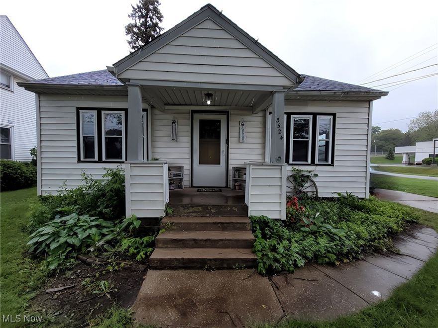 Welcome to 3524 State Rd a charming and move-in ready home that blends comfort and convenience! This well-maintained property features two bedrooms on the main floor and a spacious third bedroom upstairs. Freshly painted throughout with beautiful original hardwood flooring, new flooring in areas, updated kitchen and bathroom, this interior offers a clean, updated feel! All appliances stay!! The full basement provides excellent storage or potential for future finishings, as the basement also has a full bathroom with shower downstairs! Enjoy a huge lot that has a partially fenced in backyard, perfect for pets or outdoor gatherings, along with a detached 2-car garage. Ideally located Near Shopping, Buckeye School Systems and All the Amenities within Ashtabula County; this home is full of potential and ready for you to make it your own!