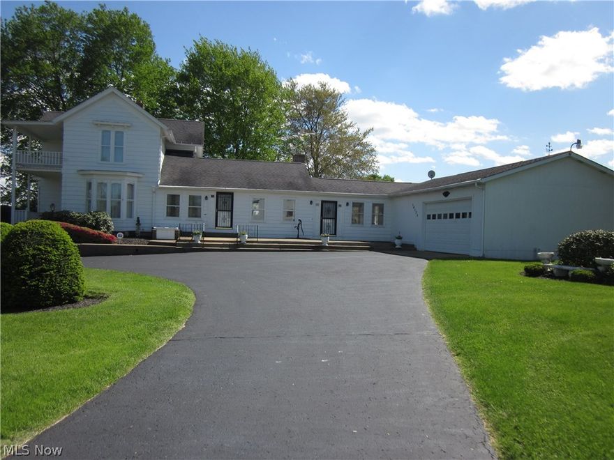 GORGEOUS PROPERTY NESTLES THIS STATELY COLONIAL HIGH ON A HILL!  Beautiful home is filled with character and charm, spacious rooms with abundant possibilities.  Fabulous bank barn with 3 stories of storage,  also includes a 4 bay attached garage and a 20 x 30 workshop.  Be the lucky one to call this one your next home.  Includes 2 parcels.