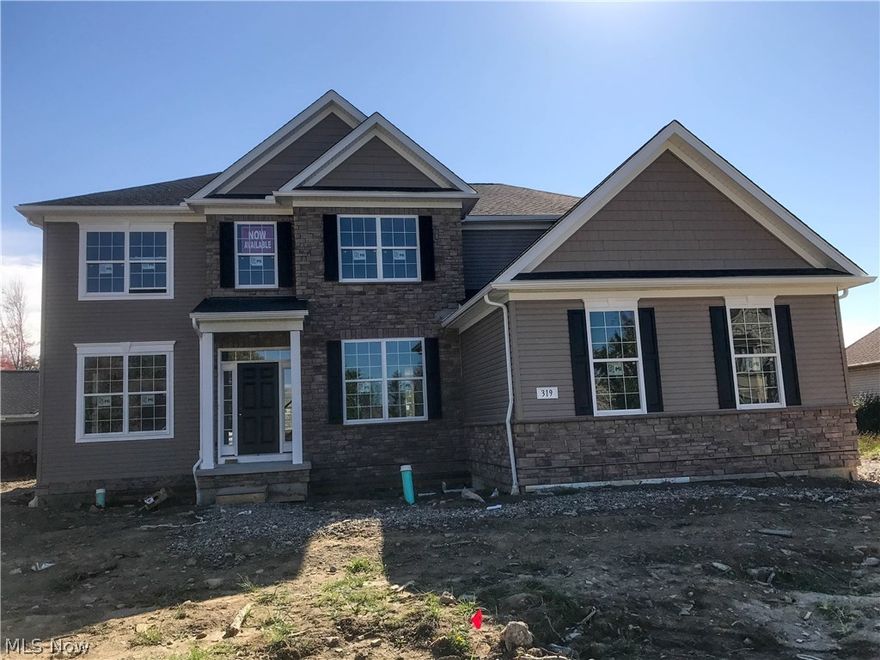 PRICE REDUCED! The Village at Aberdeen presents the Dover, a quick move-in home featuring over 3,520 square feet of living space, 4 bedrooms, 2.5 baths and a 3-car side load garage. This home is an entertainer's dream with both a formal living room and dining room. Are you one for working at home? The Dover features a home office tucked off to the side of the home and close to the powder room. Imagine walking in the front of your new home to see and being flanked by grandeur and openness. Walk further into the home, and you'll be greeted by the two-story great room and a magnificent stone fireplace that goes on for miles. You'll be all set for breakfast in the morning room that you've cooked in your brand new gourmet kitchen. After a long hard day, you can come home and relax in your spacious owner's suite with cavernous walk-in closet and owner's spa bath.

Don't miss your chance to be a part of the Village at Aberdeen, located in the City of Highland Heights. Aberdeen is a  golf co