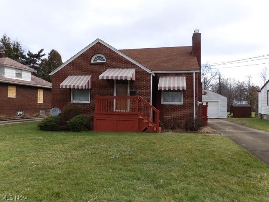 This 2 Bedroom/1 Bath Cape Cod is located in Austintown.  The kitchen includes a stove and refrigerator, the living room boasts a fireplace and this home has Central Air.  The basement is finished.  There is a 1 car detached garage and a shed for your storage needs.

Monthly rent is $525.00 plus all utilities.  Full deposit and first months' rent required.  No smoking or pets permitted.