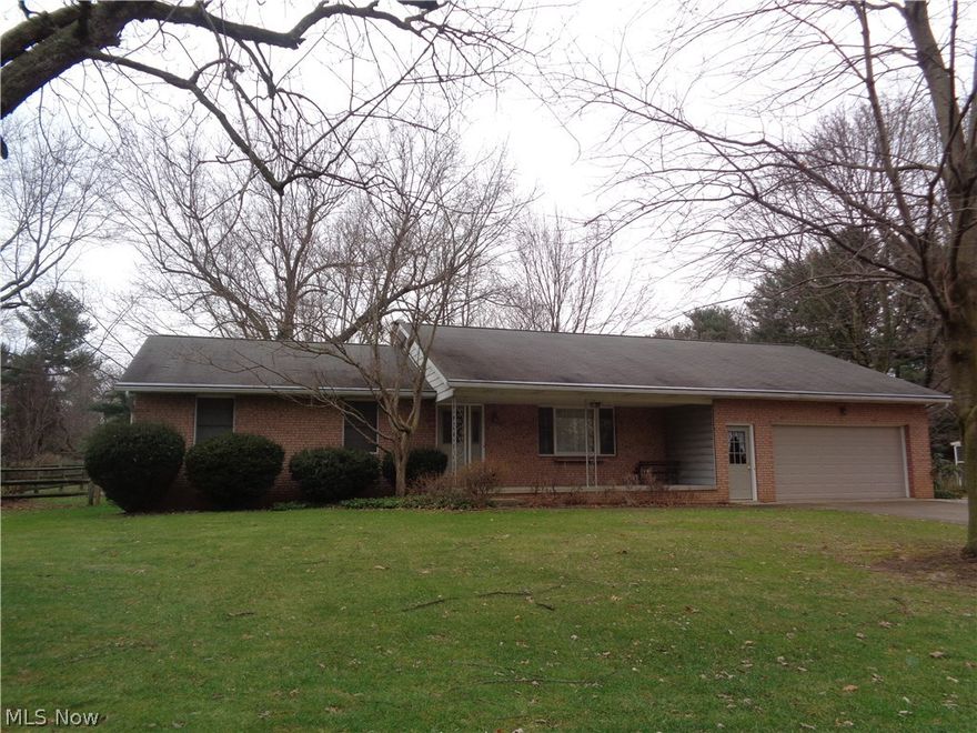 Spacious 3-4 bedroom brick ranch. Family room with fireplace flows into dining and kitchen areas creating a welcoming entertaining area. Formal Living room. Master bedroom with bath. Possible 1st floor laundry room off kitchen. Rear deck and private fenced back yard. Attached 2 car garage. Selling as is.