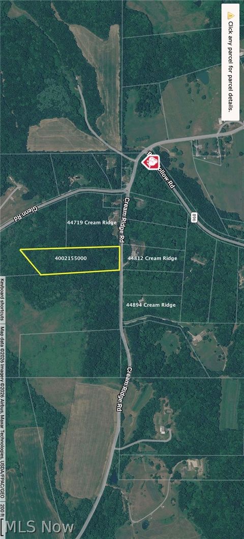 Vacant Land For Sale - Cream Ridge Road<br/> Lisbon, OH 44432