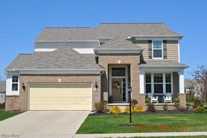 Pulte built single family home with open floor plan built in 2011. 4 bed, 4 full bath with dark hardwood floors, granite counter tops, stainless steel appliances, and dark cabinets. 1 bedroom located on main level with associated full bath. Large loft and 3 bedrooms upstairs including master suite. Master bath includes double vanity, stand-up shower, garden tub, separate enclosed toilet, and huge walk-in closet. Multiple upgrades and personal touches in all rooms. Sunroom on main level opens to 2nd floor deck. Many updates done including: built-ins in office, and basement, ceiling fans in 3 bedrooms and loft, updated lighting, finished walkout basement with full bath, wet bar, under counter kegerator, beer and wine mini-fridges, granite countertops and wine cellar. Basement walks out to stamped concrete patio with stone fire pit and lighting.