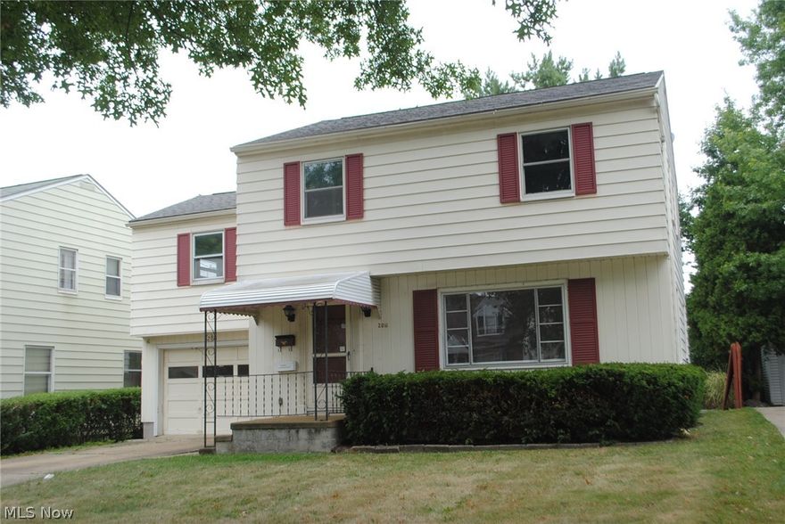 This home could be charming!  Hardwood floors throughout.  The kitchen has a large eat in area.  4 nicely sized bedrooms.  Private yard with storage shed and deck with pergola.  All within walking distance to Portage Crossings.