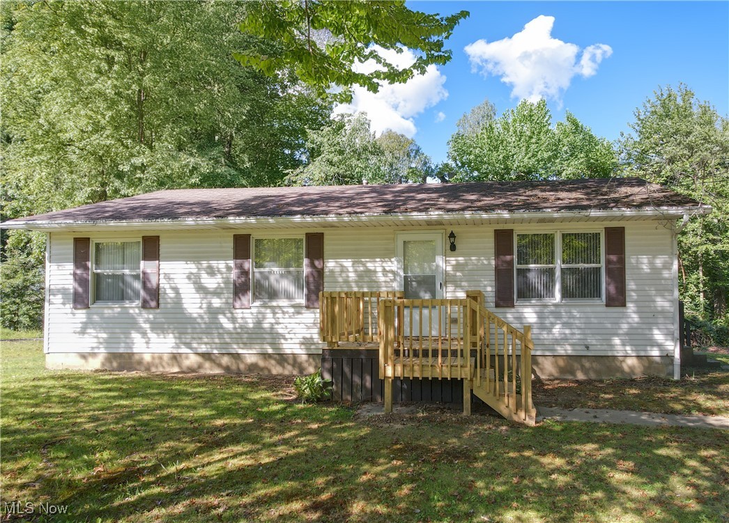This charming ranch-style home located in Ravenna city school district offers a comfortable and inviting living experience. This property boasts 3 spacious bedrooms and 1.5 bathrooms. There is also a partially finished basement with a room that can be used as an office or another bedroom and a half bathroom. Don't miss out on the chance to make this lovely, move-in ready home yours today!