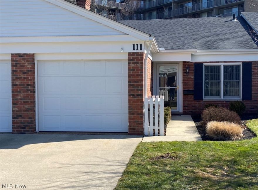 Hard to find ranch condo in Sturbridge in Mayfield Hts. Condo has 1 car attached garage with garage door opener, all appliances included, sliding door to private patio, newer windows, updated electric, and central air! There is a laundry room in the unit and washer and dryer to stay as well.