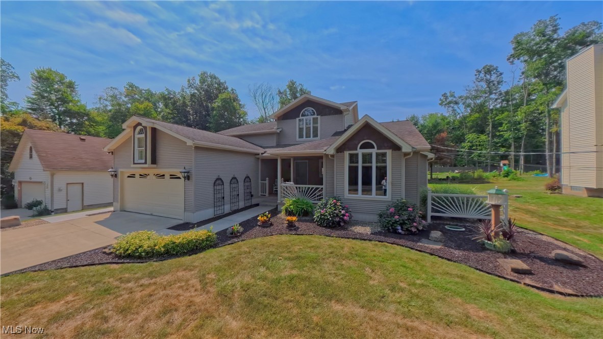 Beautifully Maintained One-Owner Home Near Meander Reservoir
This well-cared-for, one-owner home near Meander Reservoir offers a unique layout, quality updates, and smart features throughout. Built in 1988 and meticulously maintained—with no pets ever in the home—this property is move-in ready and packed with extras.
The main level features an open-concept living area with vaulted ceilings and crown molding throughout. The kitchen was fully remodeled in August 2023 and includes high-end appliances and modern finishes. Just off the main living space is a full in-law suite—complete with its own kitchen, laundry, and living area—ideal for multigenerational living, extended guests, or flexible use.
Upstairs, the private primary suite includes a gas fireplace, a huge walk-in closet, and en-suite bath. There’s also a cozy loft-style space overlooking the main level—perfect for a reading nook, home office, or additional sitting area.
Other highlights include:
    •    Basement waterproofed by Ohio State Waterproofing (transferable warranty)
    •    Roof replaced in 2018
    •    Lawn sprinkler system
    •    Battery backup on sump pump
    •    2-car attached garage with gas line for heater
    •    Gas Generator hookup available in garage
    •    Crown molding throughout the home
This is a rare opportunity to own a well-designed, thoughtfully updated home in a quiet, convenient location. Showings start today—don’t miss it.