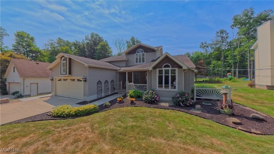 Beautifully Maintained One-Owner Home Near Meander Reservoir

This well-cared-for, one-owner home near Meander Reservoir offers a unique layout, quality updates, and smart features throughout. Built in 1988 and meticulously maintained—with no pets ever in the home—this property is move-in ready and packed with extras.

The main level features an open-concept living area with vaulted ceilings and crown molding throughout. The kitchen was fully remodeled in August 2023 and includes high-end appliances and modern finishes. Just off the main living space is a full in-law suite—complete with its own kitchen, laundry, and living area—ideal for multigenerational living, extended guests, or flexible use.

Upstairs, the private primary suite includes a gas fireplace, a huge walk-in closet, and en-suite bath. There’s also a cozy loft-style space overlooking the main level—perfect for a reading nook, home office, or additional sitting area.

Other highlights include:
    •    Basement waterproofed by Ohio State Waterproofing (transferable warranty)
    •    Roof replaced in 2018
    •    Lawn sprinkler system
    •    Battery backup on sump pump
    •    2-car attached garage with gas line for heater
    •    Gas Generator hookup available in garage
    •    Crown molding throughout the home

Take a tour of the home from virtually from anywhere by using the 3D tour link:
https://kuula.co/share/collection/7DDfb?logo=-1&info=0&fs=1&vr=1&initload=0&thumbs=1