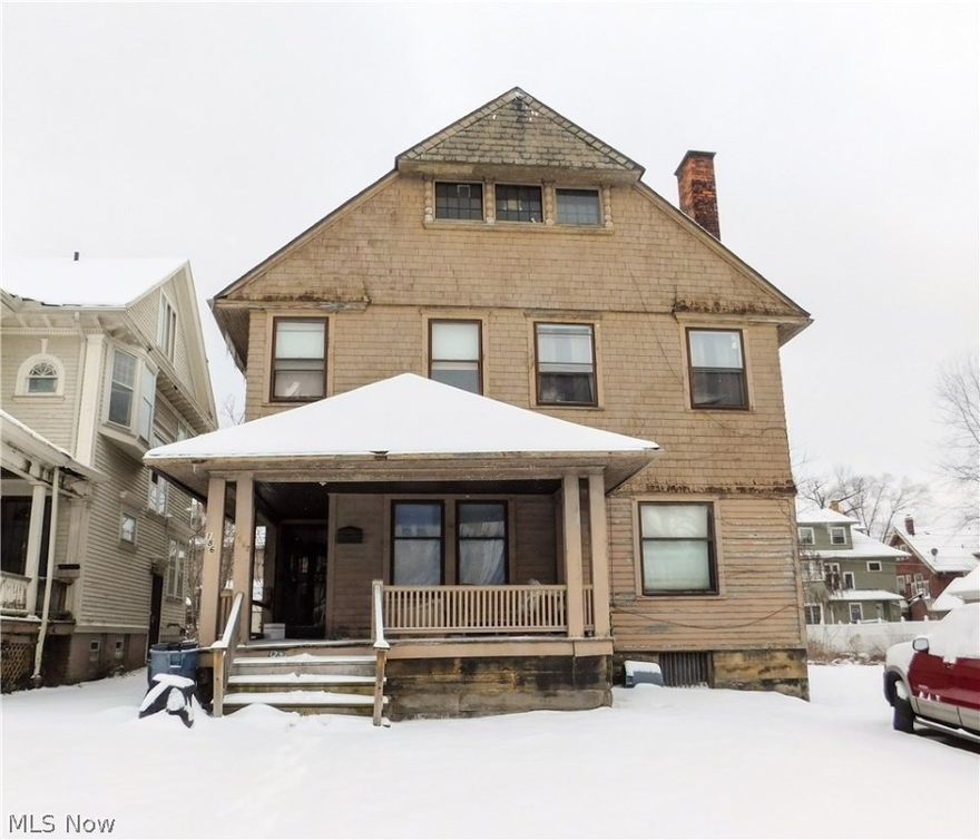Great opportunity for investment with this spacious, character filled colonial in the Forest Hills area of East Cleveland.  Roof and electrical are newer, now ready for your remodeling touches!