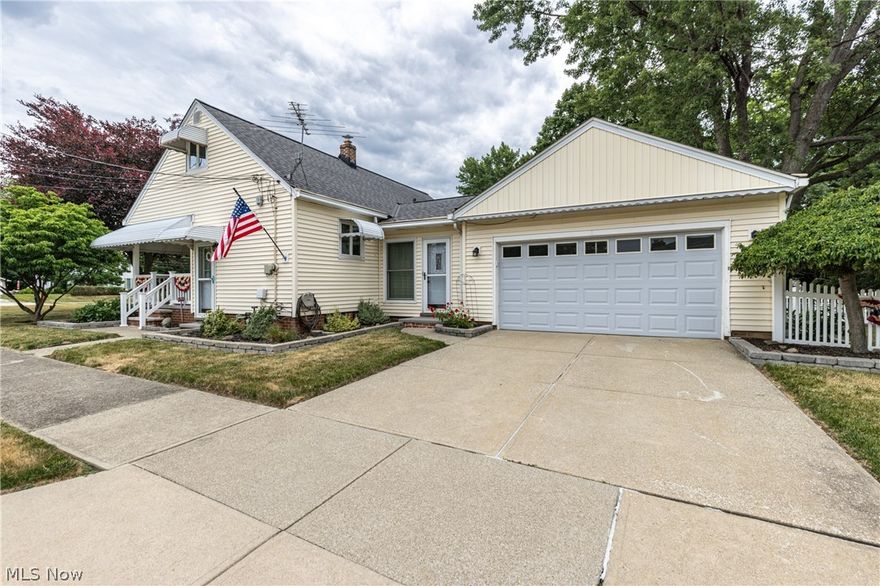 Welcome to your charming retreat in the heart of Wickliffe . This delightful bungalow offers the perfect blend of comfort and style, boasting three generous bedrooms and two well-appointed bathrooms, ensuring ample space for relaxation and rejuvenation. Step inside to discover a cozy living area adorned with natural light filtering through large windows, creating a warm ambiance throughout. Adjacent to the kitchen, a spacious dining area beckons for family gatherings and intimate meals. From here, sliding doors lead to a tranquil backyard oasis, perfect for outdoor entertaining or peaceful moments amidst nature.  Outside, the property is adorned with lush landscaping and mature trees, enhancing the home's curb appeal and providing a serene backdrop for everyday living. Located in a sought-after neighborhood known for its community feel and convenience to amenities, this bungalow offers a rare opportunity to embrace a lifestyle of comfort and tranquility. Recent updates include new roof 2018, newer vinyl fence, updated bathrooms, Shed 2018.  Don't miss your chance to make this inviting residence your own.