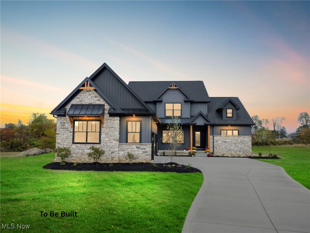 ***The Fall Circuit of Homes open house September 27th & 28th from 12:00p-4:00p. Use address 542 East Lakewood Drive, Canal Fulton to the model home.***Welcome to Lakewood Estates in Canal Fulton with 30+ new lots available soon ranging from just under 1/2 acre to 2+ acre lot sizes (call for details), where Modern Home Concepts delivers energy-efficient, modern living paired with stunning architecture. These to-be-built homes feature an open-concept floor plan & high-end finishes tailored to today’s lifestyle. Build this 3 bedroom, 2 full and 1 half bath colonial style home with a first floor primary suite or 2nd floor suite with basement or ask about other opportunities to build in this development. Step into a spacious foyer leading to a private study or home office. The large 2 story great room opens to a beautiful yard with optional covered patio & add a cozy stone fireplace, perfect for cooler months. The chef’s kitchen stands out with custom maple cabinetry, soft-close drawers & doors, a large center island, sleek quartz countertops, stainless steel appliances & a generous walk-in pantry. The owner’s suite offers a luxurious retreat with optional oversized tiled shower, soaking tub, dual vanities & a spacious walk-in closet. Head upstairs to two additional bedrooms (with options to add more bedrooms/baths) that share a full bath with dual sinks, quartz counters, and durable LVT flooring. Convenience is key with a mudroom and laundry room conveniently located on the main level. The home also features an optional partially finished basement with a half bath or full, with the potential for a rec room, fourth bedroom & full bath in the unfinished portion. As an Energy Star® builder, Modern Home Concepts includes energy-efficient windows, solid core doors, and quartz countertops as standard, along with a one-year builder warranty & a 20-year foundation warranty. Photos are for illustration purposes only. Call for more details today for lot availability and pricing!