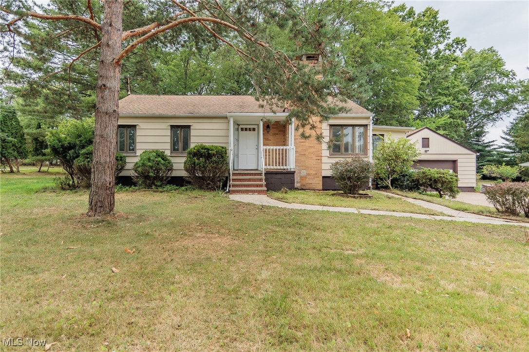 Move right into this completely remodeled 3 bedroom, 2 bath Ranch situated on a park-like .80 acre property in the lovely city of Seven Hills! The exterior showcases a cozy covered front porch entry and convenient 2+ car garage w/ attached workshop & storage. Inside you will love the brand new flooring, fresh paint & new lighting throughout(2024)! The Large and Bright living room w/ wood burning fireplace opens to the delightful dining room making it an ideal space to entertain friends and family. The tastefully updated kitchen is complete with granite countertops, beautiful backsplash, white cabinetry, pantry & included new SS Whirlpool appliances(2024). 3 comfortable bedrooms and a fully renovated full bath completes the main level. The basement is newly finished w/ glass block windows & provides an abundance of recreation space for the whole family to enjoy including plumbing allowing for a wet bar or kitchenette addition, plus a full remodeled bathroom and a laundry area. Beautiful, fully fenced in backyard with a covered patio & storage shed. New Hot Water Tank(2024), New drywall in garage (2025) and Converted to PUBLIC water (2025). Also, 1 year home warranty provided! A wonderful place to call home!