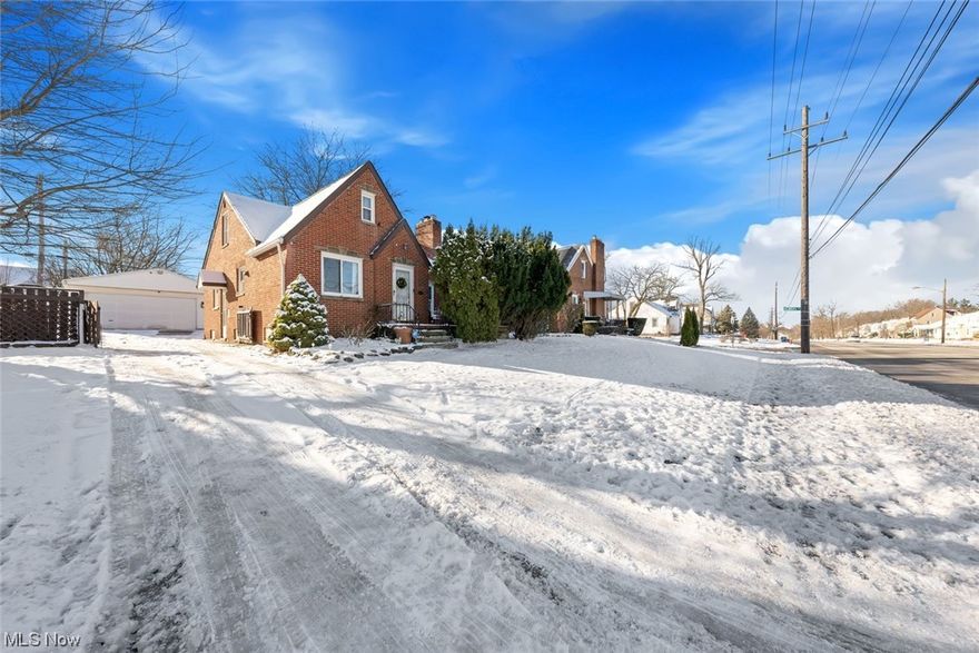 Come take a walk through this charming and spacious Cape Cod/Bungalow in Parma Hts. This all brick home has been well maintained and well upgraded. It features a large concrete front patio and ample parking and storage on the exterior with an oversized garage and a covered carport. The interior features updates throughout. Updates are as follows: Generously sized kitchen island, open kitchen concept, new HVAC system, new flooring in basement, updated full baths, hard wood floors, all appliances are to convey. This home is situated in an ideal location near to highway access, shopping, and entertainment. The home is spacious and will not last in this market today. Call for a tour.