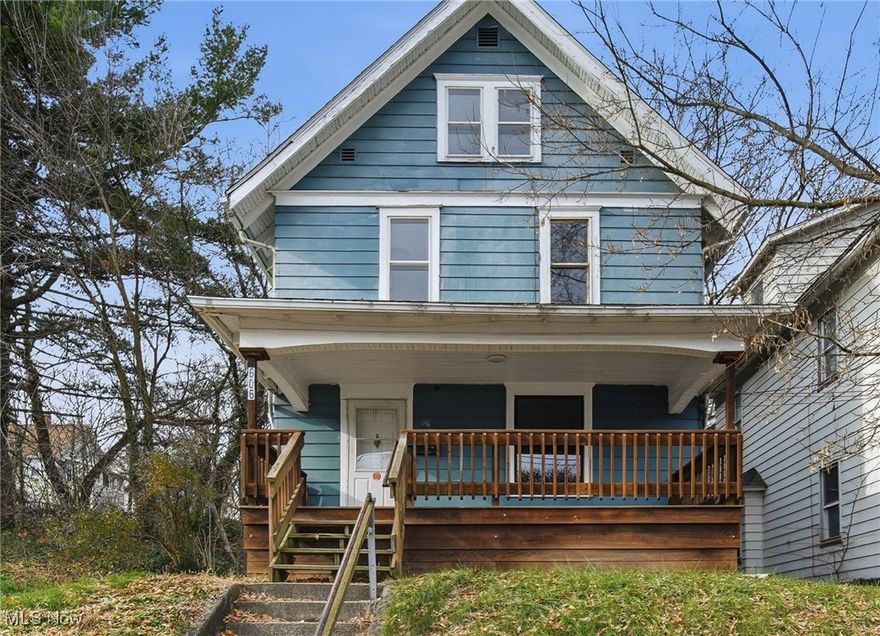 If you are looking for a fantastic investment opportunity to add to your portfolio, or a large, affordable single-family home in Akron, look no further!  This home sits just blocks from the University of Akron and makes a perfect college rental that has the potential to provide fantastic cash flow.  Many updates have been done to make this property move-in ready, including paint, new carpet and new lighting.  With five true bedrooms, a large kitchen and living room, this home offers tons of space.  There is ample parking in the back that could hold up to 5 cars if needed.  The third floor has a separate private entrance also.  This is an incredible property at a great price!