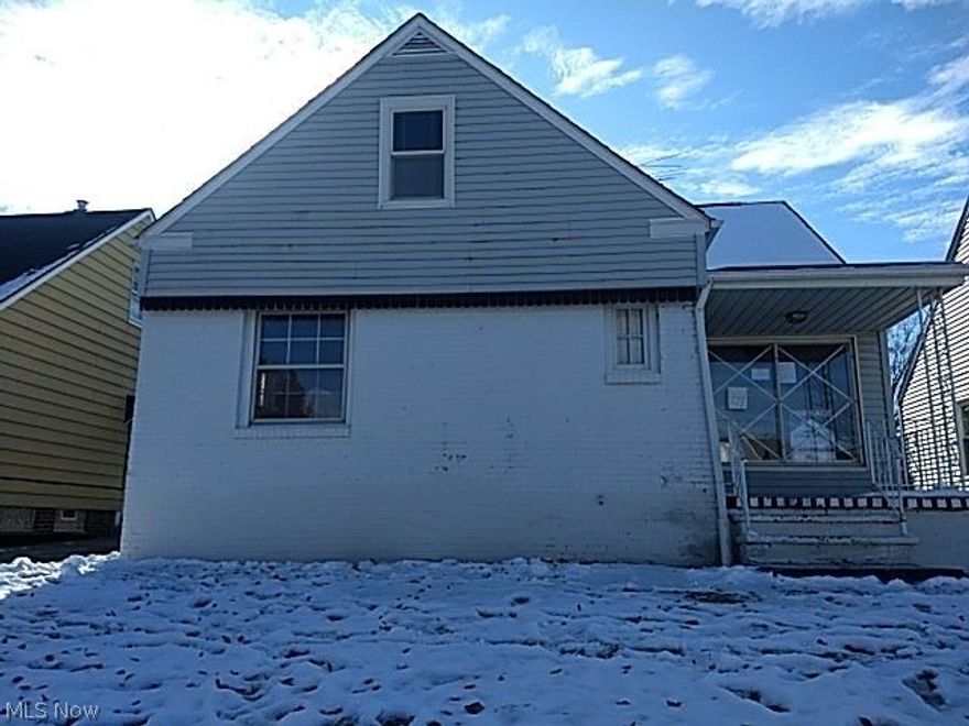 Great opportunity to buy this one and a half story home built in 1951, located in South Euclid, OH and sitting on a .127 acre lot with a 2 car detached garage.
 The interior has 3 bedrooms and 1.5 bathrooms plus a full basement.