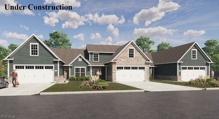 WALK-OUT BASEMENT, WOODED LOT! The Abbey plan is designed to maximize its 1761 sq. ft. of main floor living space. It has all of the features you would expect to find in an up to date floor plan. An open concept Great Room with fireplace and beamed ceiling and access to outdoor space, a traditional Dining Area and an open Kitchen. The Kitchen includes space for casual dining with a bay window and bar seating. The split bedroom plan provides for maximum privacy for the Master Suite and the Second/Guest Bedroom area. The Master Suite features a Private bath with tiled shower and a walk-in closet. The Second Bedroom located off the foyer also features a walk-in closet and access to a second full bath. The Laundry Room adds additional storage space with a walk-in closet. Standard in the Abbey plan is a staircase located off the foyer to access an upper level bonus area that can be finished as flex space or a third bedroom for an additional 410 square feet.