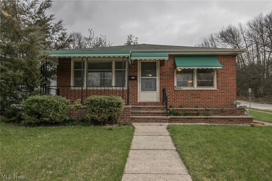 This newly renovated brick-front ranch, located South of Snow, was fully remodeled in 2018 with original hardwood flooring throughout the home. The kitchen was completely transformed to allow for more cabinet space and features high-grade materials including; white cabinetry with soft-close doors, porcelain tile flooring, tile backsplash, and real maple butcher block countertops. In the eat-in kitchen you will find plenty of space for a large dining room table. The open floor concept features a spacious family room off the kitchen with plenty of natural light. Moving down the hallway you will find 3 sizable bedrooms and a remodeled bath with porcelain tile. There are new light fixtures and ceiling fans throughout the home. The partially finished basement offers over 400 square feet of recreation space, including freshly painted walls, refinished flooring, recessed lighting and a laundry area. Outside you can find a detached two car garage with parking. Electrical box was updated in 201