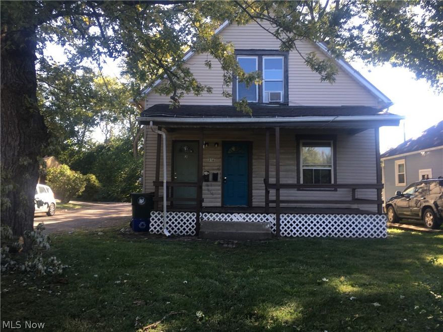 This first floor two bedroom apartment is located directly between the neighborhood park (right over the walking bridge) and Hartford Middle School. Just few miles from downtown Canton on the south east side. Neighborhood is located in the corner of Tuscarawas SE and Belden Ave. Within a mile of Stark County District Library. Spacious apartment! Shared covered front porch which enters into a one bedroom apartment with foyer, dining room, living room, and full size kitchen, and first floor bedroom. Kitchen equipped stove and full size refrigerator. Second entrance out to back yard.  The entire apartment has been freshly repainted.  Large backyard. Garage not available for tenant use! Apartment will be equipped with stove and refrigerator.  Interested applicants will apply online with a $50 application fee. Professionally managed. One pet allowed with  non refundable pet fee as long as its with the owner's insurance guidelines.