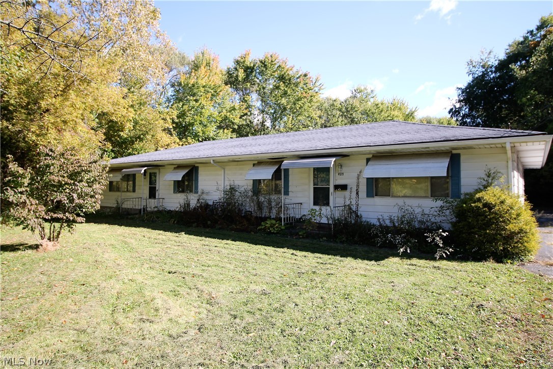Investor's lucky find! Or own one side and rent the other side out. This is a ranchplex home, offering everything on one floor including two bedrooms, one full bathroom, living room, laundry room in each unit. The backyard offers a fabulous lot, covered patio so much room for entertaining or just relaxing. There is a two car detached garage. Endless possibilities make this home your own or rent out.