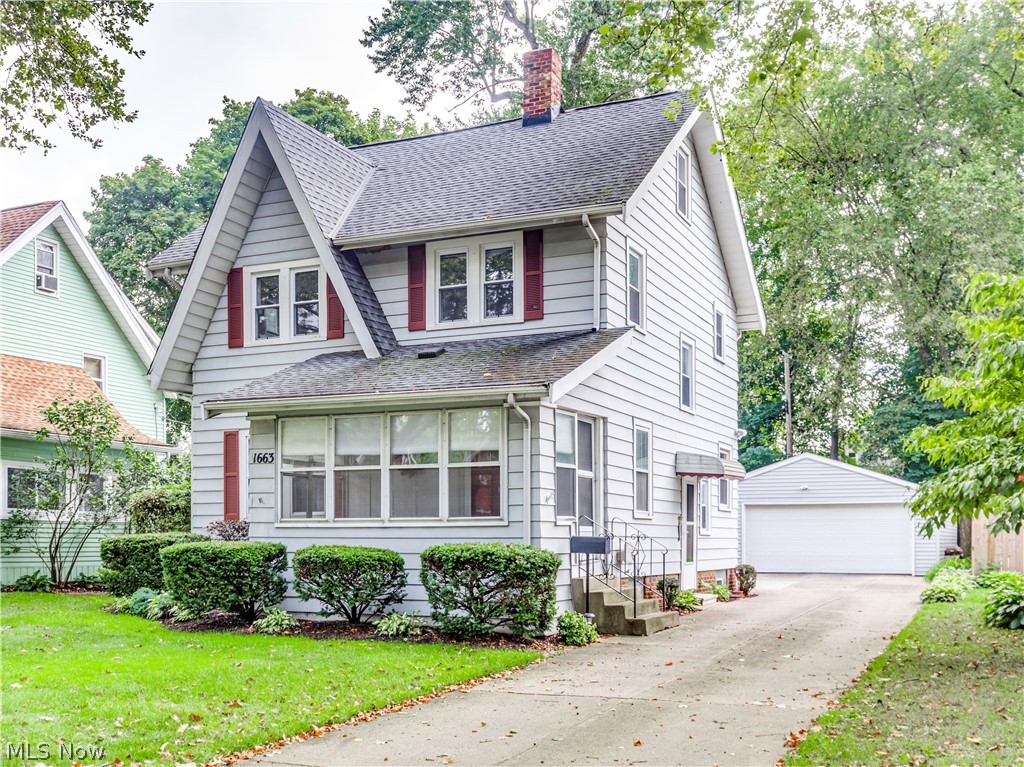 Welcome to 1663 25th St. Located West of State Rd in one of the most impressive areas of Cuyahoga Falls. If you are looking for more space, look no further. Included in the over 1700 above ground square footage you will find that the first floor boasts a formal living room with fireplace, charming formal dining room, and a family room with a sliding door that leads to the patio. The kitchen has ample cupboard space . A convenient half bath is located off the kitchen. Moving to the second floor the Master Bedroom size is an unbelievable 12 x 19 and includes a full wall of closets and built-in cabinets.The full bath boasts double sinks, tiled shower/bath and a convenient built in make-up table. Two other bedrooms complete the second floor, and a large 4th bedroom can be found on the 3rd floor. There is beautiful natural woodwork throughout the home. The basement offers and additional 318 square feet with a rec room, bar and an additional full bath. Not only will you be living on a