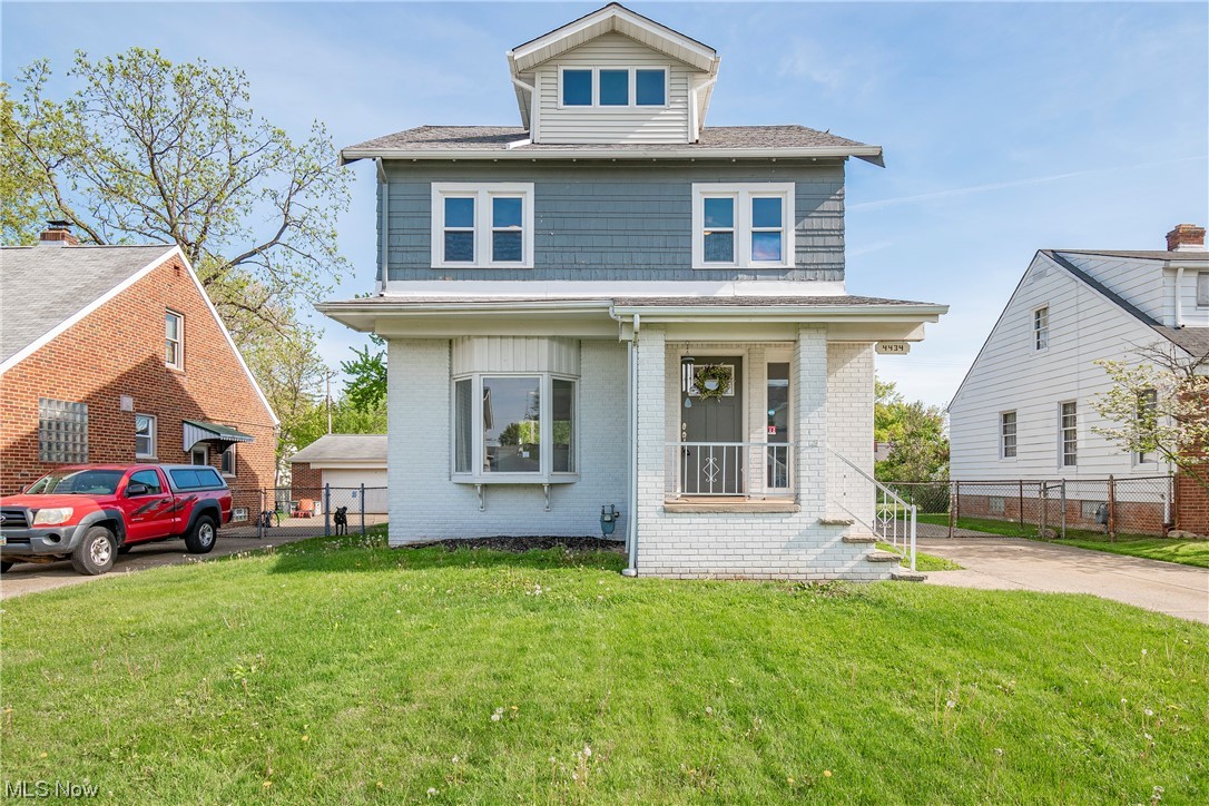 Welcome to 4434 Forestwood Drive! You don't want to miss this beautiful 4 bedroom, 2.5 bathroom colonial renovated in 2019. Enter onto your modern main level boasting an open floor plan, oversized windows, and exposed brick. Find your culinary inspiration in this stunning kitchen featuring granite countertops, stainless steel appliances, and a breakfast bar! Venture upstairs to find three great sized bedrooms, a large full bath, and a half bath. The finished third floor features the fourth bedroom! The lower level offers a finished family room, full bath, laundry area, and storage space. There is a large fully fenced-in backyard and a cozy deck sitting off the dining room, great for entertaining! Spacious detached 2 car garage. A/C 2020. Basement, roof, siding, windows, furnace, HWT, & electrical all 2019. 1 yr home warranty included for your peace of mind. Don't miss your opportunity to own this home. Schedule your private viewing today!