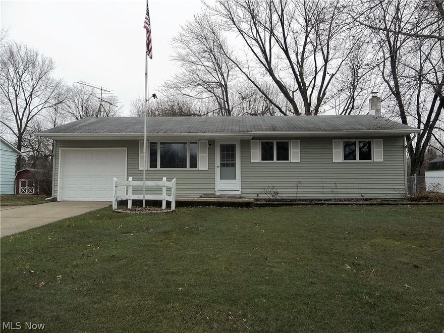 A must see.  This one floor home in Vermilion's Valleyview subdivision is reasonably priced and features 3 bedrooms. This home has hardwood floors throughout (some covered by carpet), windows have been replaced, huge fenced in yard, garage, and shed.  A full basement doubles your possible living space.  The furnace has been recently replaced and the home has central air.  The roof and siding were put on about 10 years ago.  In this market this very affordable home will go quickly!